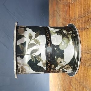 Black Label by OFFRAY Ribbon Black & White Roses